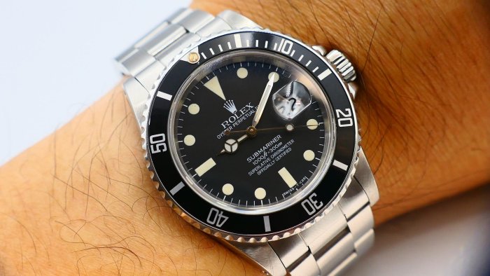 【美好時光】膏藥面黑水鬼1983年份ROLEX勞力士16800有保單綠牌 ( 1680 5513 16800 1665 參考)