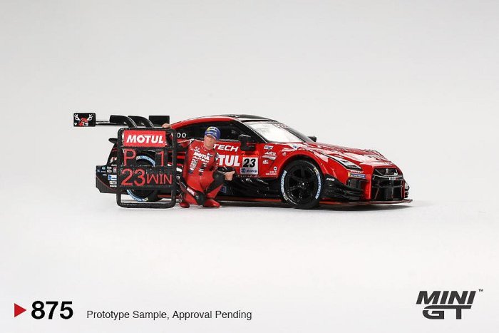 MINI GT 875 Nissan GT-R NISMO #23 MOTUL AUTECH GT-R 2021 SUPER GT