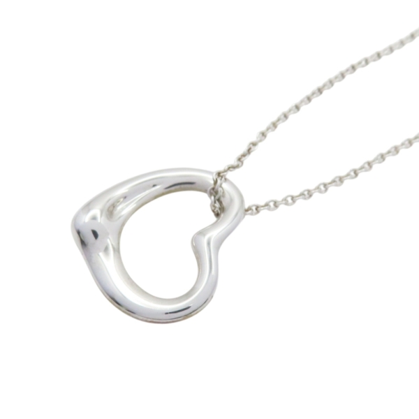 Tiffany & Co 蒂芬妮 925純銀 Open Heart 項鏈 【二手名牌BRAND OFF】
