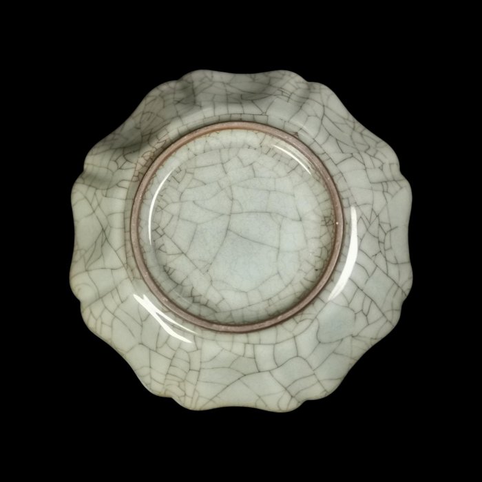 中国 宋時代金丝線古哥窯 耳付鉢 古 玩 中国 耳付鉢 古 大肚貫耳瓶 賞