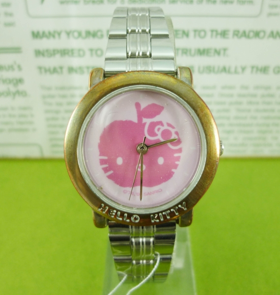 【震撼精品百貨】Hello Kitty 凱蒂貓~手錶-圓蘋果【共1款】