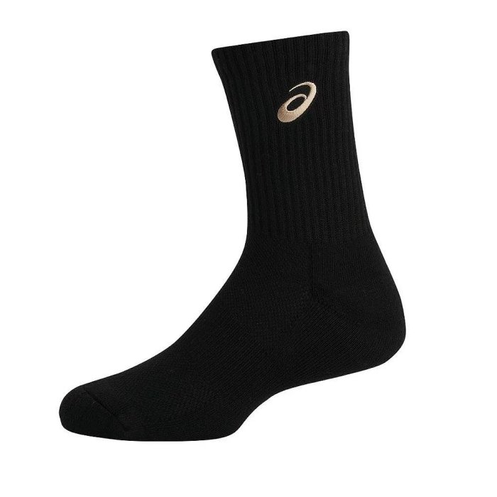 【曼森體育】ASICS 亞瑟士 厚底 中筒襪 男女中性款 3033C109-001 運動休閒穿搭都適合 網球襪 排球襪 籃球襪
