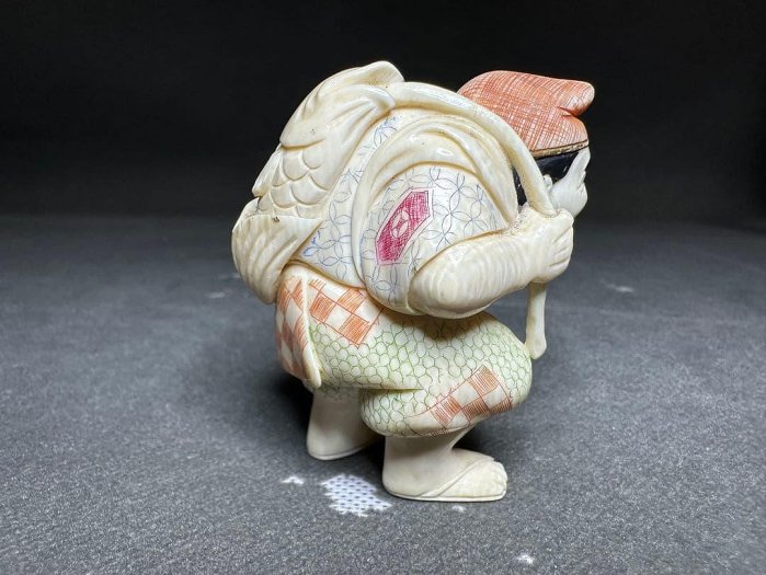 極上　七福神　置物　根付　印籠　天然素材　アンティーク　骨董　飾り物　古美術品 極上七福神擺飾根付印籠天然素材古董擺飾古美術品| Yahoo拍賣