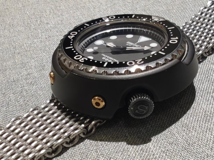 【美好時光】斷捨離！SEIKO精工SBDX011 一千米罐頭改原廠SBDX005面盤、外圈、護甲！個人珍藏品 不玩了