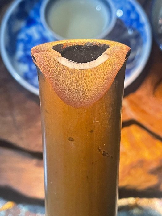 日本正手五孔尺八翔童銘頂級胡麻竹曲管直身高端古箏吹奏樂器尺七寸竹製
