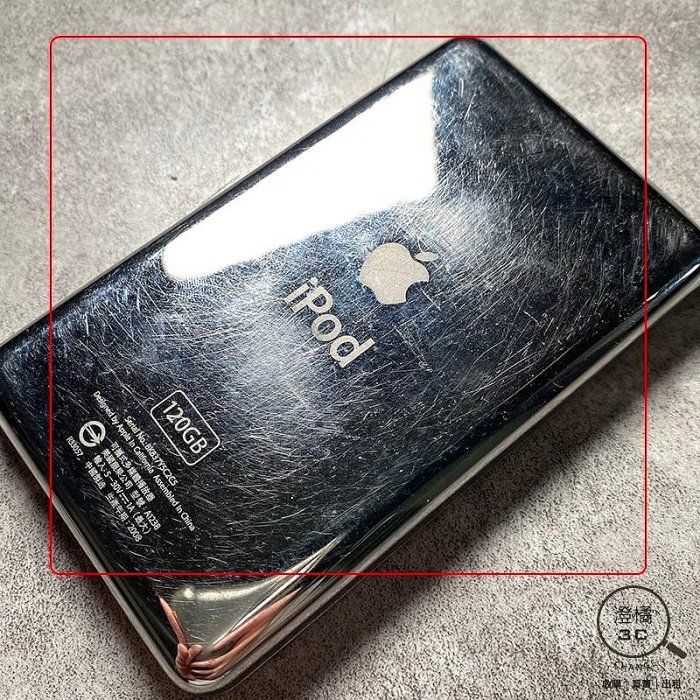 澄橘』Apple iPod Classic 120G A1238 銀《二手3C 無盒裝中古》A83683