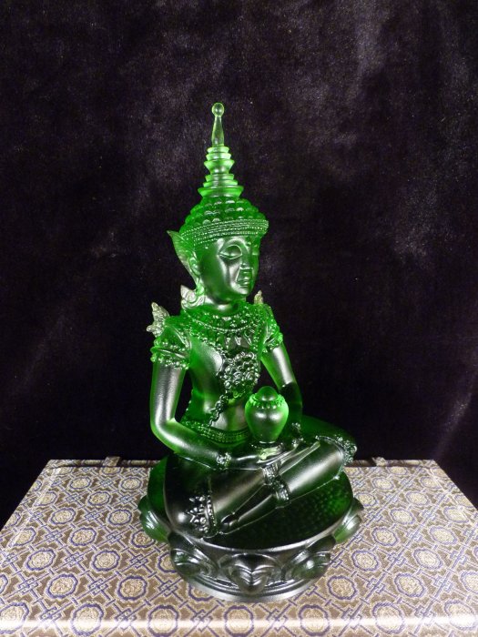 古玩軒~琉璃賞件.琉璃收藏品.琉璃光藥師佛擺飾(非LIULI 琉璃工房