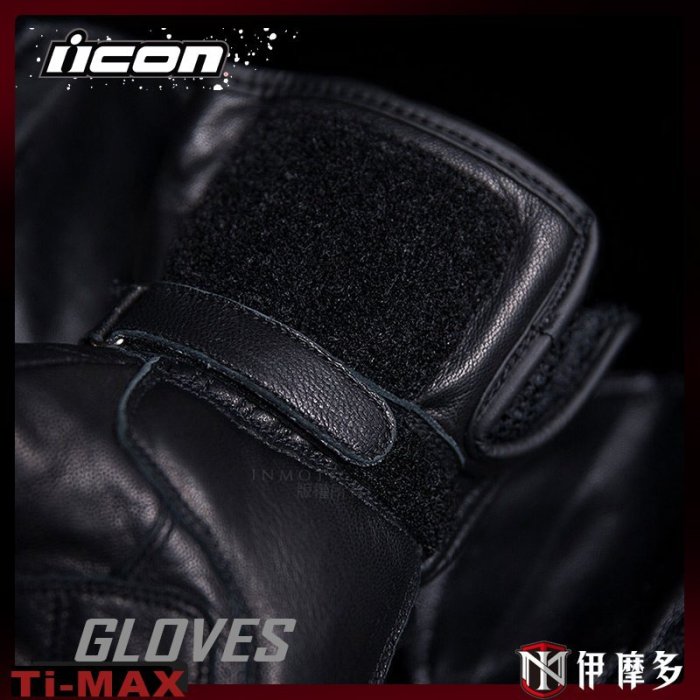 Icon Timax 伊摩多※美國 ICON TIMAX LONG 鈦合金 長手套 山羊皮 皮革 鈦護塊 真皮 競技款 黑 | Yahoo拍賣