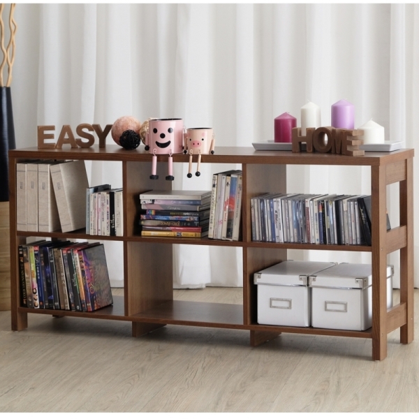 [ 家事達 ] 台灣SA -2526BR EASYHOME 二層六格隔間展示收納櫃