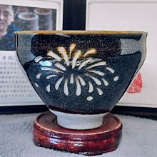 建盞閣}非遺傳承人/建窯四傑-廖繩壠/廖銘，龍窯柴燒-玲瓏杯-夜幕煙火