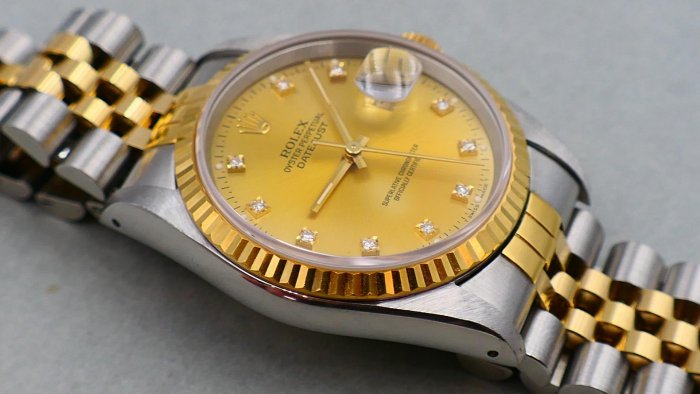 【美好時光】ROLEX勞力士16233半金款Datejust單錶美品錶帶全長 ( 16013 116233參考)