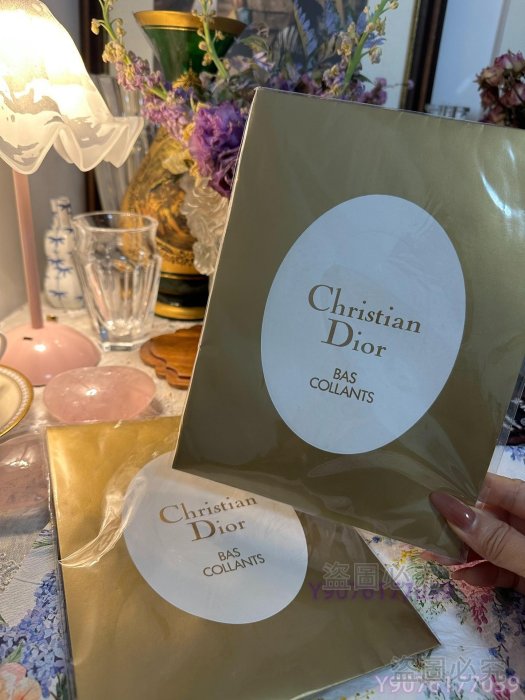 保證 Dior迪奧 絲襪 蕾絲款 全新全品未拆封  日本中古店購入 穿上它您就是Sexy 藏品 老貨 舊藏【朝天宫】【二手】-6547