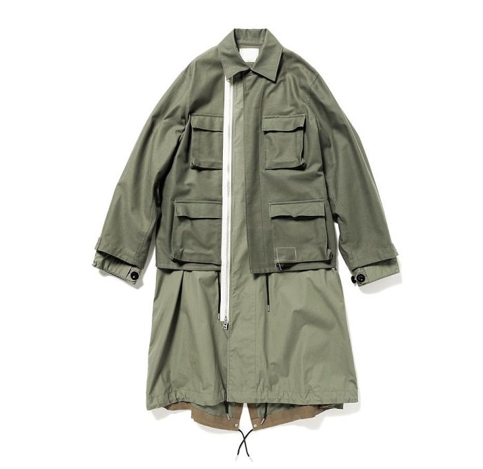 WTAPS Cotton Back Satin Coat / COAT / COTTON. BACK SATIN. SACAI