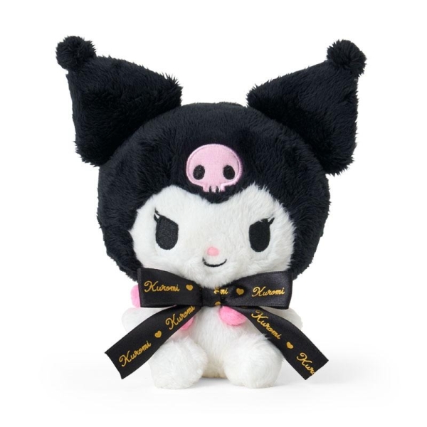 【震撼精品百貨】酷洛米 Kuromi~Sanrio 日本SANRIO三麗鷗 酷洛米角色大賞絨毛娃娃-緞帶*74740