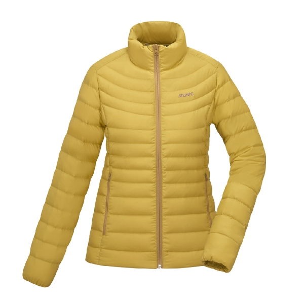 【ATUNAS 歐都納 女款 KEEP WARM輕量羽絨外套《金黃棕》】A1GA2235W/保暖機能外套