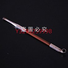日本中古純銀六角煙管成色好。長20.6厘米。重38克。 敬請留意：古代