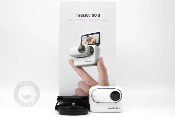 【高雄青蘋果3C】Insta360 GO 3 128G 白色 5米防水 防震 拇指運動相機 二手相機#97028