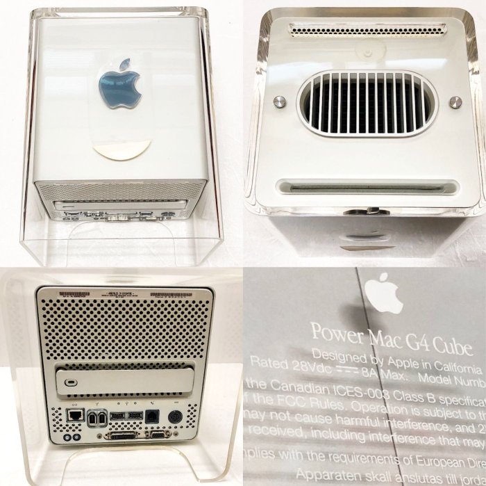 蘋果電腦Apple PowerMac G4 Cube M7886 主機（日規版本）、15吋螢幕套