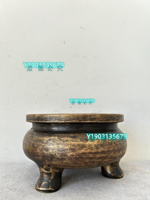 珍玩款，三足鬲式銅香爐一只。0046315288 【秦朝館】 | Yahoo拍賣