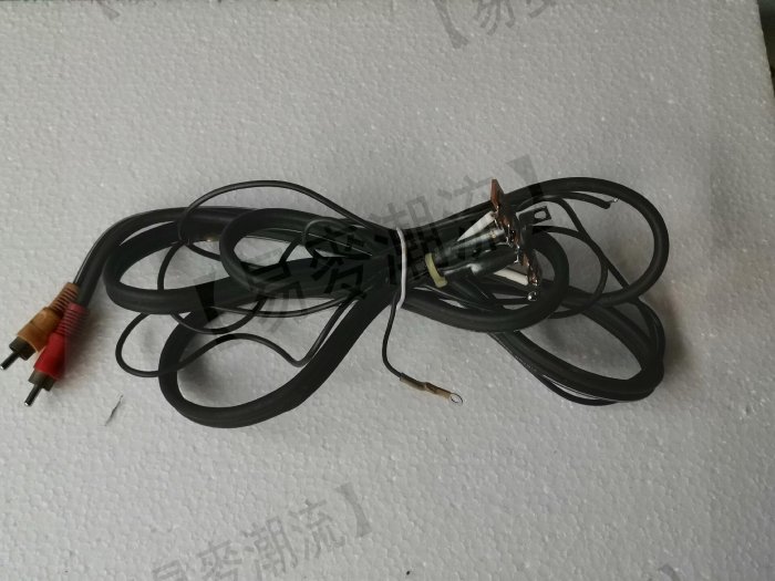 勝利VICTOR黑膠唱機信號輸出線，原裝拆機線，線長1.5米，正宗70年代老線。【易麥潮流】