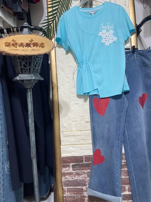*~Amy精品~* 24春夏branden.Air 設計師 (歐式~舒服腰可調上衣)