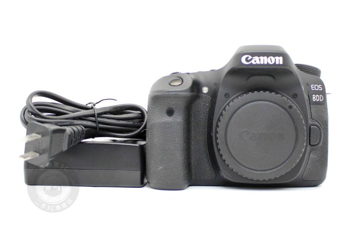 【台南橙市3C】Canon EOS 80D 單機身 2420萬 APS-C  快門數約:186XX張 翻轉螢幕 二手相機 #97652