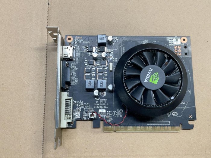 昂達GTX750ti 典范 4Gd5 ，單風扇顯卡，成色如圖，無需供電，體積小不占地方，300w以上電源就能帶，魯大師跑-【IPASON電腦配件城】