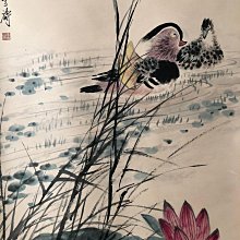 LL80【王雪濤】花鳥，四尺手繪作品，精工裝裱，裝裱尺寸：220*82cm左右