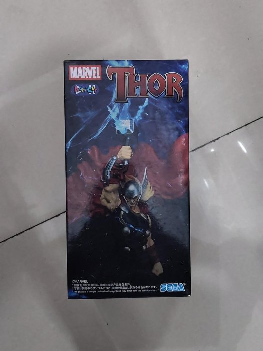 SEGA Marvel ACTCUT 雷神索爾手辦 新品未開封 帶原盒 雷神索爾 手辦 景品 新貨