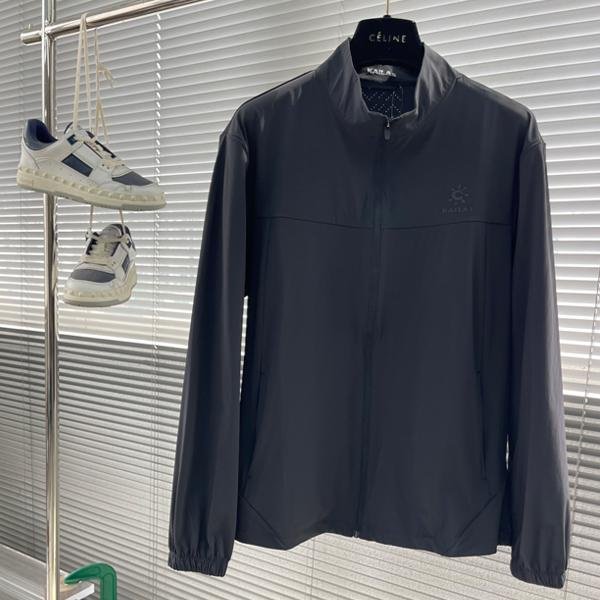 『名品站』KAILAS夏季新款時尚休閒外套 英倫風型男立領外套 原單大牌 輕薄防潑水透氣戶外皮膚衣防曬服夾克256AT395