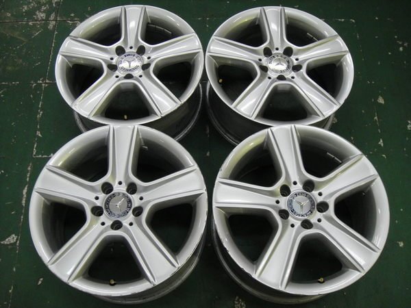 {順加輪胎}賓士原廠中古圈17吋5孔112 前7.5J 後8.5J W204 C200 C300 W212 E200 E350