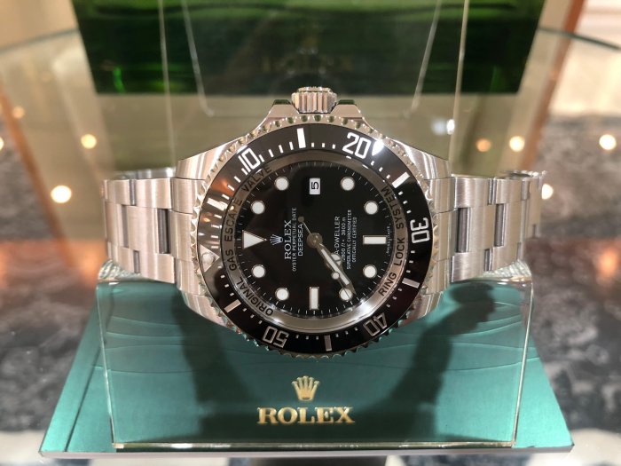 ROLEX 勞力士 2017年 水鬼王 3900米 116660 二代綠白卡 DEEPSEA 台灣公司貨
