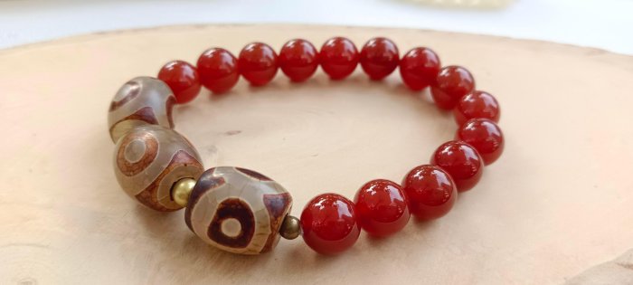 【龍眼天珠・三眼天珠・赤瑪瑙・ヒマラヤ赤水晶】 龍眼天珠・三眼天珠・赤瑪瑙・ヒマラヤ赤水晶】 龍眼天珠・三