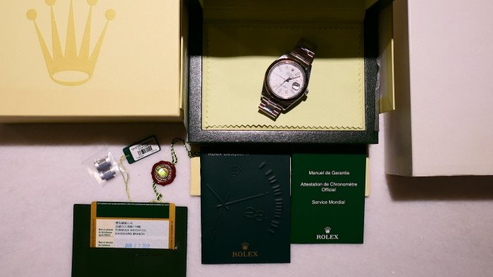 【美好時光】盒單全ROLEX 勞力士116334大型款Datejust ( 116234 126334參考)