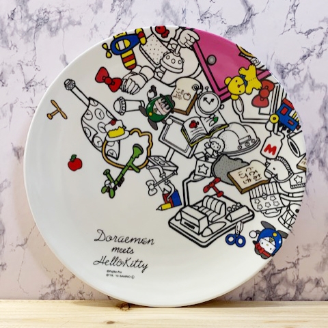 【震撼精品百貨】凱蒂貓 Hello Kitty~日本SANRIO三麗鷗 KITTY 美耐皿盤子/塑膠盤-DM&KT*32014