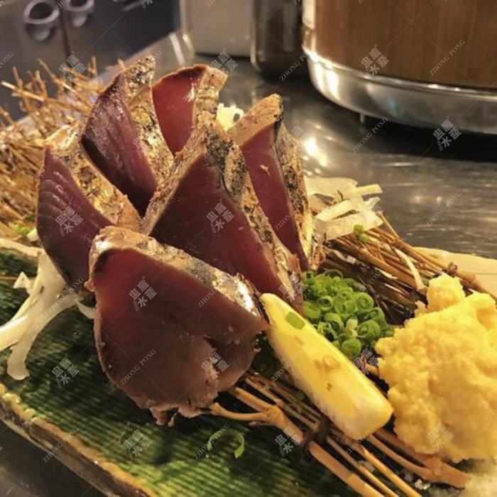 ㊣盅龐水產◇冷凍炙燒鰹魚片◇約300-600g/包(每塊不定重)◇零$660元/kg◇