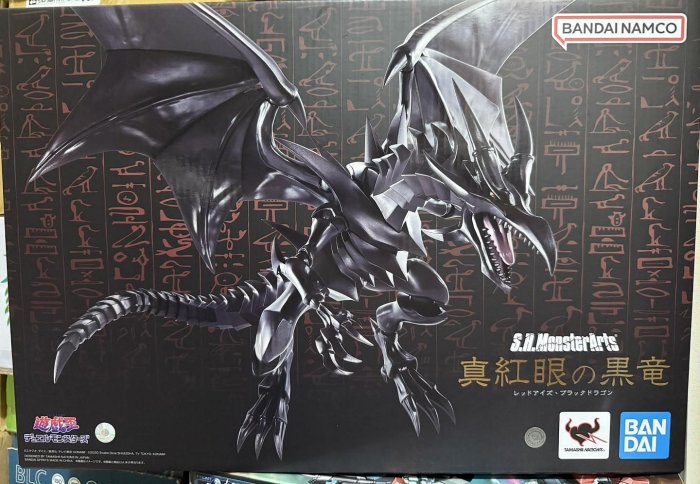 絕版全新現貨 S.H.MonsterArts SHM 遊戲王 真紅眼黑龍 非 黑魔導 青眼白龍 超框 星辰龍 哥吉拉