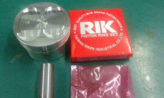 TTMRC 彪虎原廠規格57.4mm凸頂高壓縮活塞組  PGO150