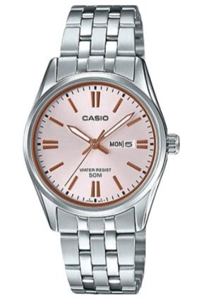 【天龜 】CASIO 簡潔優雅經典美感不鏽鋼腕錶 LTP-1335D-4A
