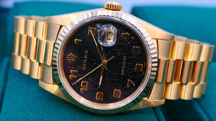 【美好時光】ROLEX勞力士16238全金DJ罕見黑色電腦面！超帥霸氣的黑金配！ （ 18038 18238參考）