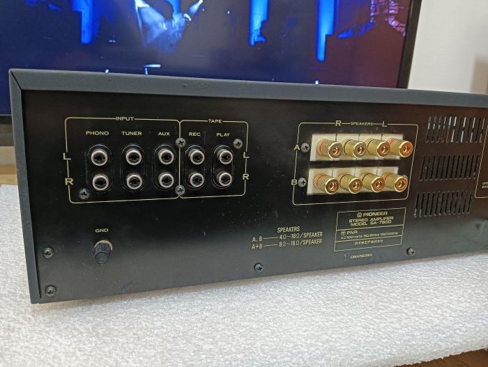 PIONEER SA-7600 先鋒古典雙錶擴大機日本製功能正常極新美品| Yahoo拍賣