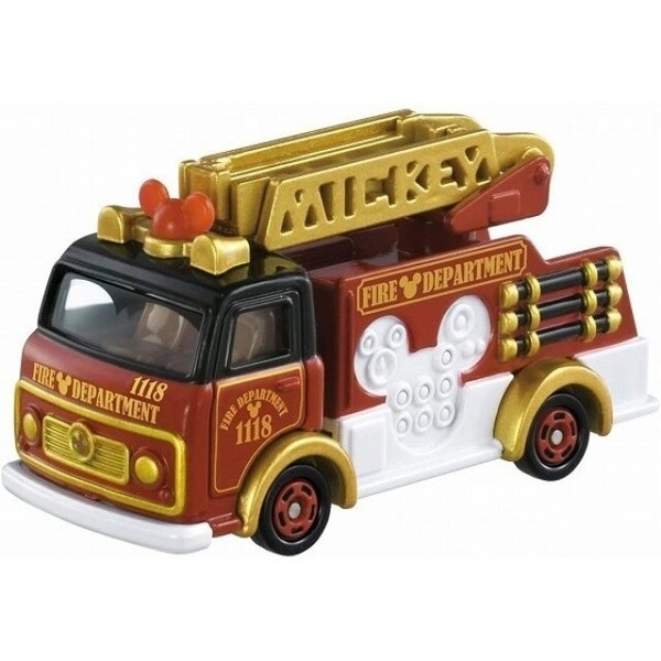 【震撼精品百貨】Micky Mouse 米奇/米妮 ~迪士尼小汽車 DM 米奇消防車 (棕款)*18079