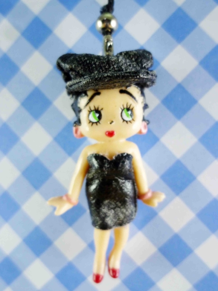 【震撼精品百貨】Betty Boop 貝蒂~手機吊飾-娃娃(黑禮服)