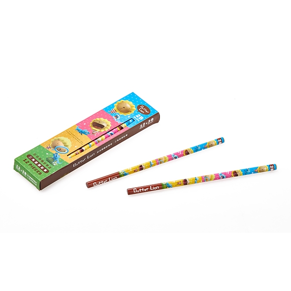 SIMBALION 雄獅 奶油獅 2B 繽紛三角塗頭鉛筆 NO.1157 X 12支入盒裝