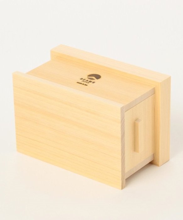 BEAMS 別注　お賽銭箱　俵田屋　ひのき　木製 日貨代購CITY】俵田屋BEAMS JAPAN 別注賽銭箱型貯金箱功德箱存錢筒木製