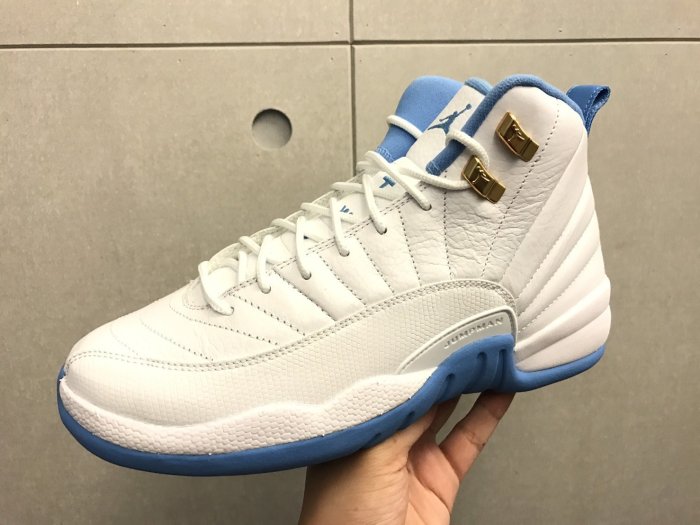 全新現貨Nike Air Jordan 12 XII Retro GG 水藍白白藍復刻北卡藍7Y NMD
