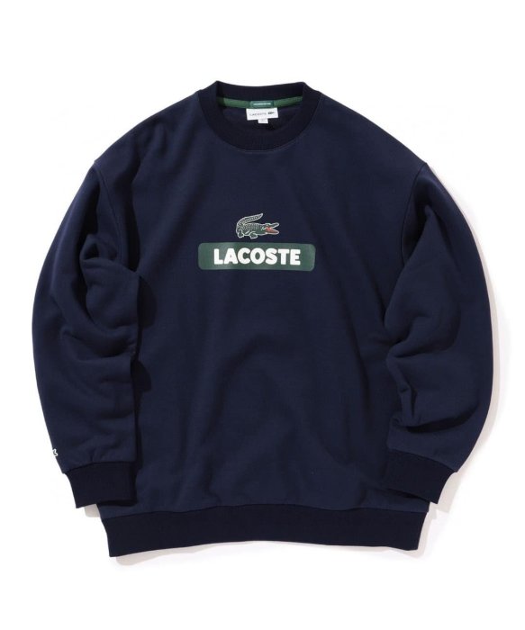 【レア品】LACOSTE × BEAMS / 別注 Logo Sweatグレー LACOSTE（ラコステ）の「LACOSTE × BEAMS / 別注 Logo Sweat