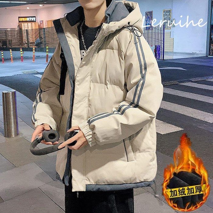 M-5X 羽絨外套男 大尺碼外套 男生外套 男外套 羽絨外套 羽絨棉服男 棉服男 連帽外套男 保暖棉襖男 CM2Q