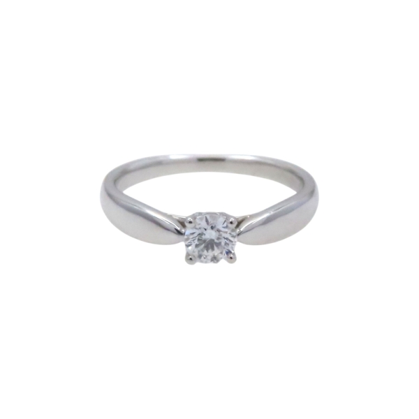 Tiffany & Co 蒂芬妮 Pt950鉑金 鑽石 Harmony Solitaire 戒指 【二手名牌BRAND OFF】