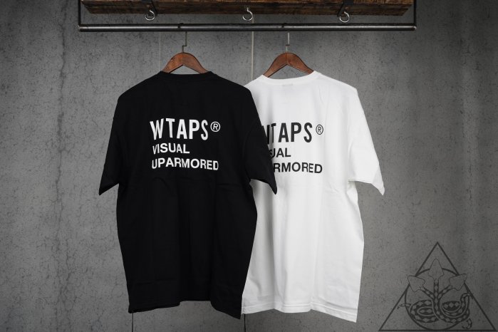 トップス WTAPS 241ATDT-STM03S HYDRA】Wtaps Fortless SS Cotton Tee 經典字體短T【241ATDT-STM03S